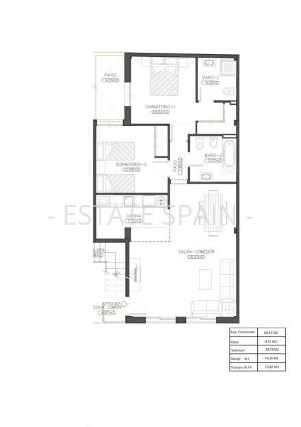 Апартаменты в Эррериас 88 м2 №ART2633015D58  - Продажа - 16 large