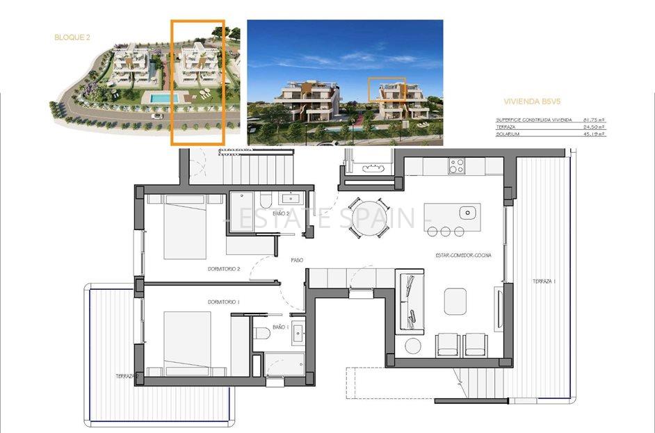 Апартаменты в Фуэнте Аламо 81 м2 №ART261308BFEE  - Продажа - 12 large