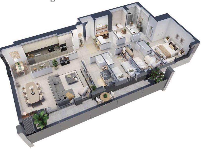 Апартаменты в Оспиталете 117 м2 №ART2541254AAD  - Продажа - 6 large