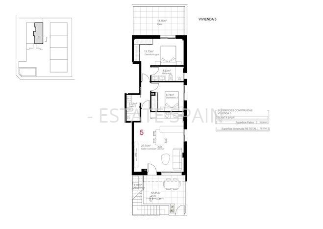 Бунгало в Пилар-де-ла-Орадада 76 м2 №BL25917036F7  - Продажа - 8 preview