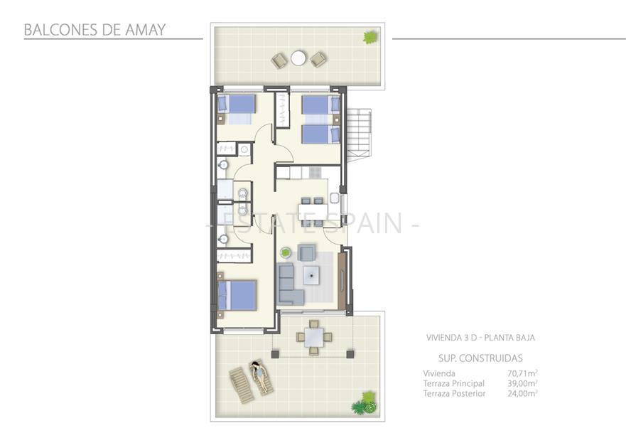 Бунгало в Торревьехе 71 м2 №TAU184190B2E  - Продажа - 66 large