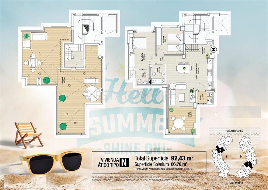 Апартаменты в Сан-Хавьере 92 м2 №ART251098AD72  - Продажа - 16 large