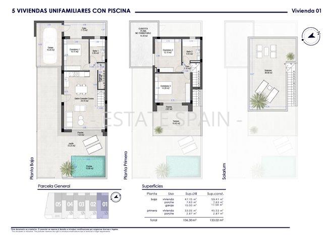 Вилла в Сан-Педро-дель-Пинатар 133 м2 №VL25109C0C65  - Продажа - 23 preview