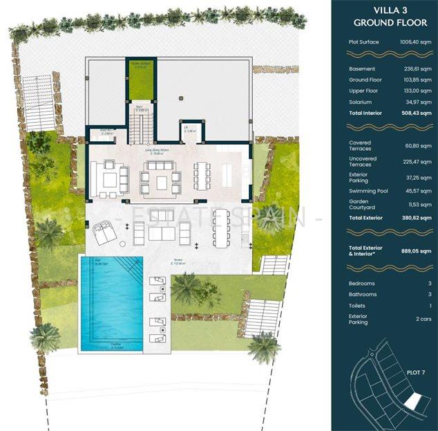 Вилла в Новая Золотая Миля 889 м2 №VL24411DFE9F  - Продажа - 66 large