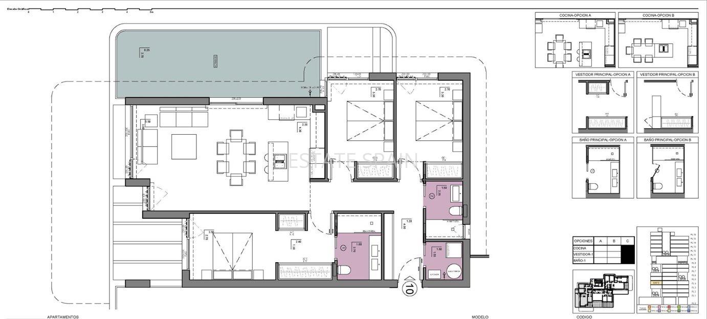 Апартаменты в Кальпе 106 м2 №ART26116993DD  - Продажа - 16 large