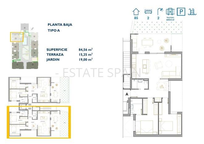 Апартаменты в Сан-Педро-дель-Пинатар 84 м2 №ART25102477B9  - Продажа - 6 preview