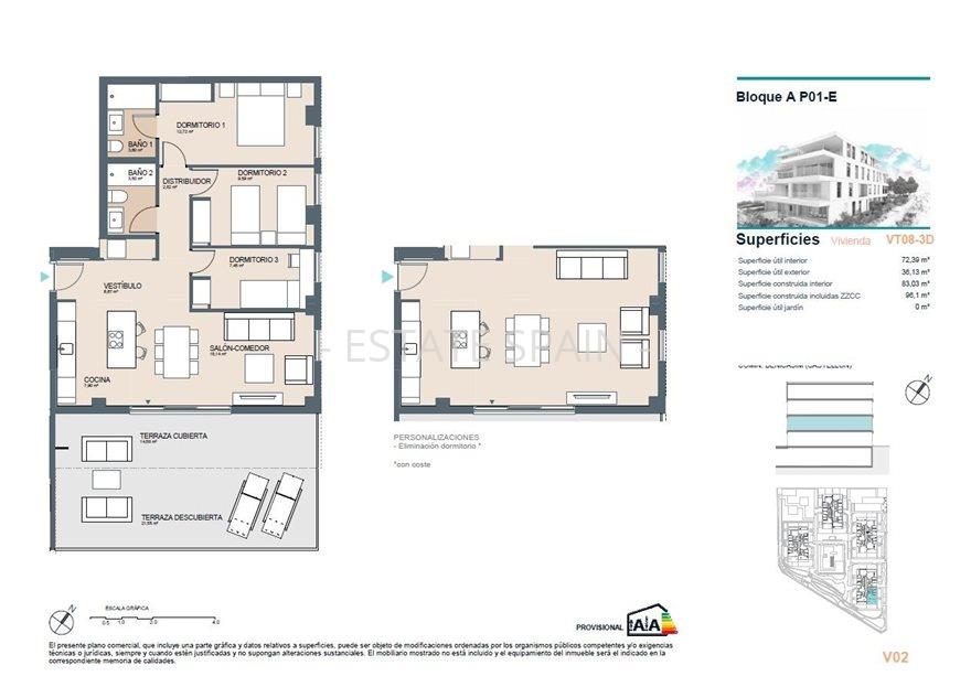 Апартаменты в Беникасиме 96 м2 №ART251010D7CC3  - Продажа - 11 large