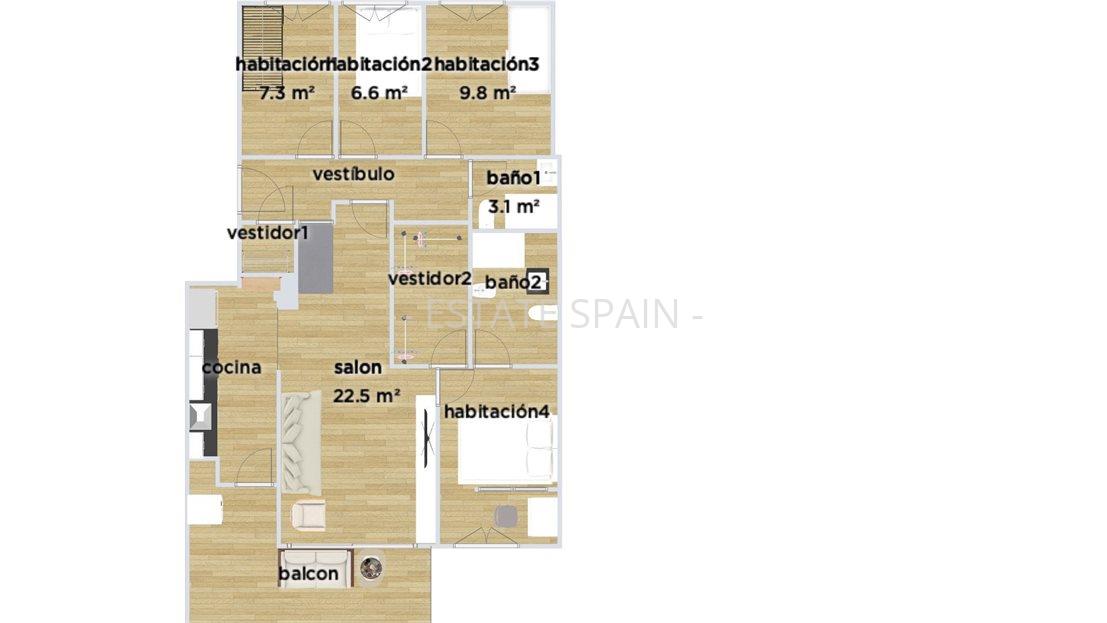 Квартира в Салоу 113 м2 №ART22928E28A2  - Продажа - 42 large