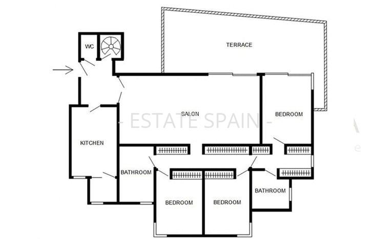 Апартаменты в Кальвия 180 м2 №ART238815A65  - Продажа - 24 preview
