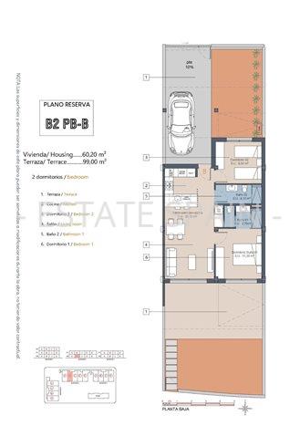 Бунгало в Лос-Алькасарес 60 м2 №BL25917A4ADF  - Продажа - 17 preview