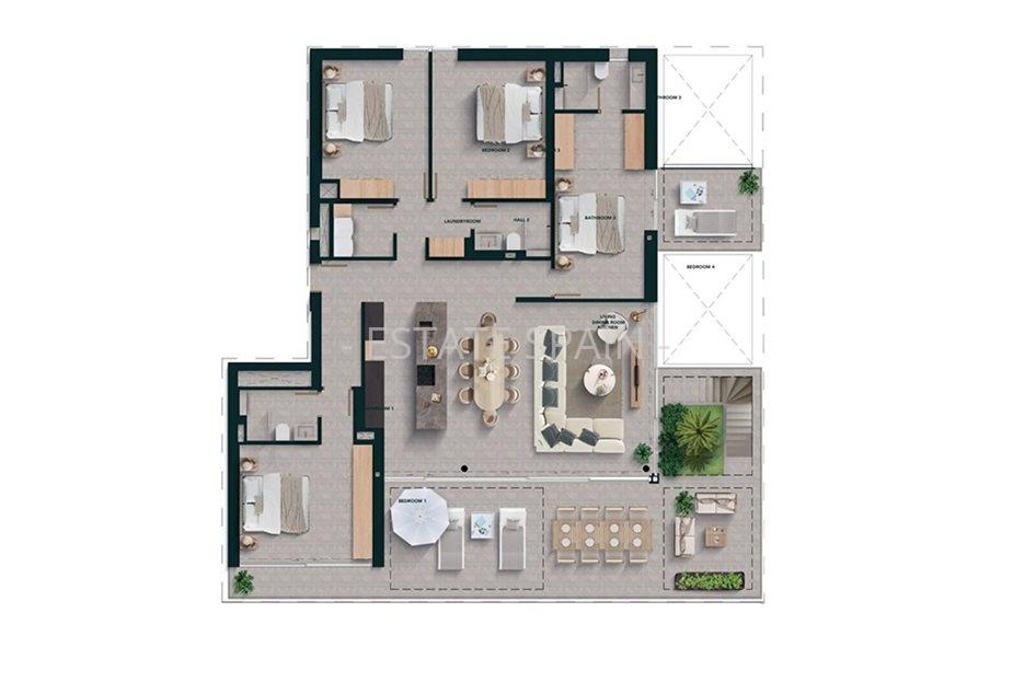 Апартаменты в Пальма-де-Майорка 164 м2 №ART263207EACF  - Продажа - 20 large
