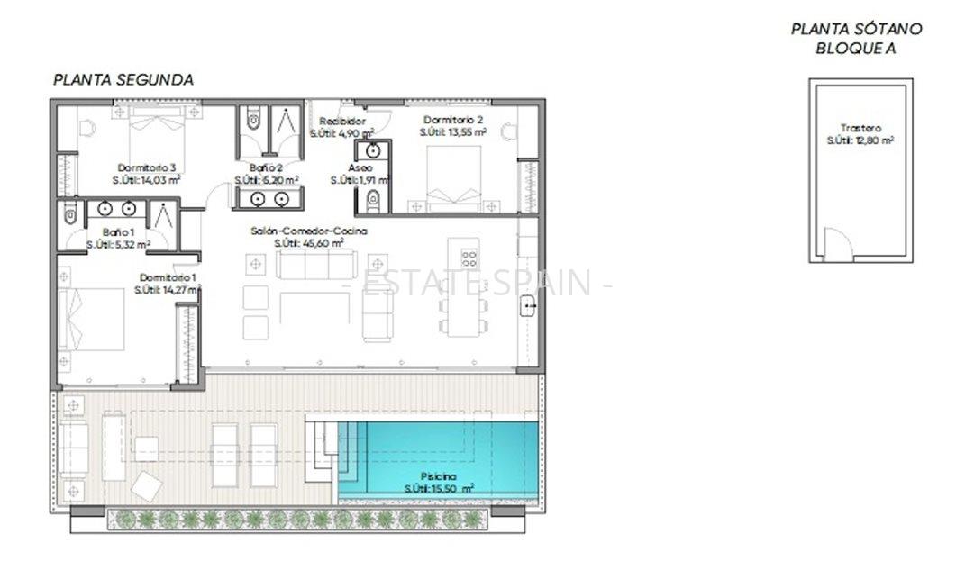 Апартаменты в Кальяо Сальвахе 172 м2 №ART26320C7BC4  - Продажа - 16 large
