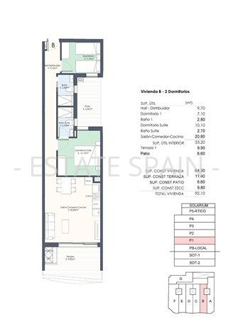 Апартаменты в Торревьехе 64 м2 №ART251097F476  - Продажа - 13 preview