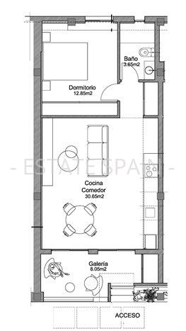 Апартаменты в Торревьехе 55 м2 №ART25114A0E7B  - Продажа - 27 preview