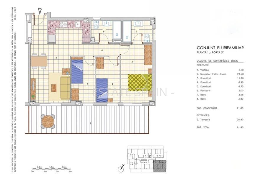 Апартаменты в Салоу 90 м2 №ART2271118A16  - Продажа - 6 large