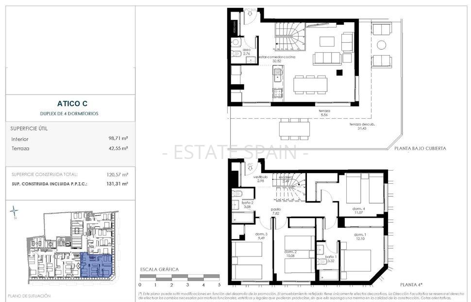 Апартаменты в Алькантарилья 130 м2 №ART26313DF11C  - Продажа - 29 large