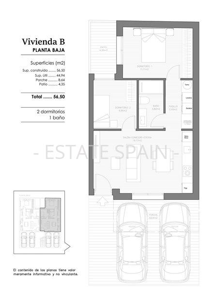Апартаменты в Бенехусар 56 м2 №ART26328B2A5  - Продажа - 7 large