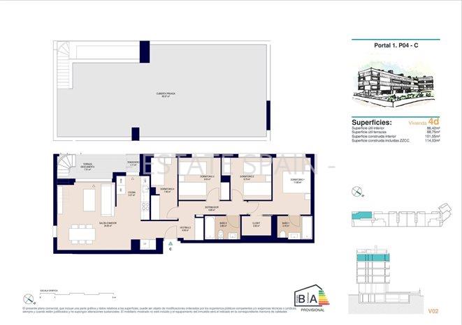 Апартаменты в Аликанте 114 м2 №ART251010052F3  - Продажа - 14 preview