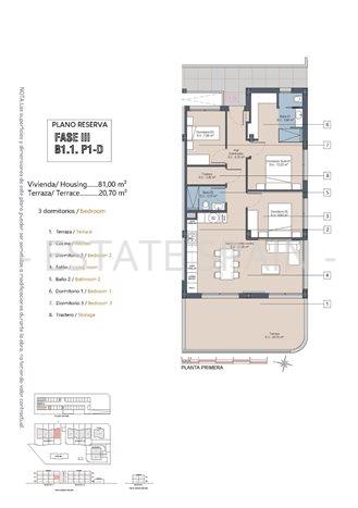 Апартаменты в Лос-Алькасарес 81 м2 №ART2622E1CCD  - Продажа - 25 preview