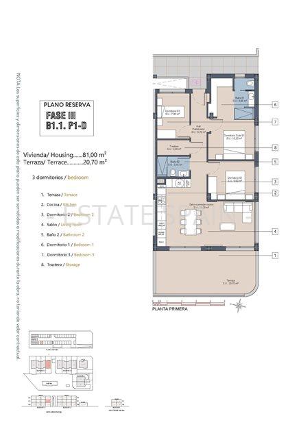 Апартаменты в Лос-Алькасарес 81 м2 №ART2622E1CCD  - Продажа - 25 large