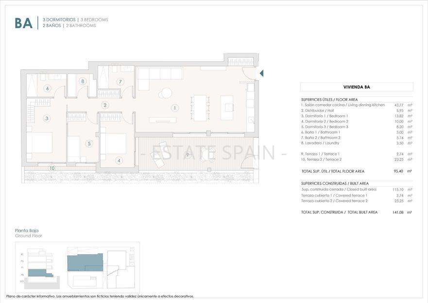 Апартаменты в Бенихофаре 115 м2 №ART26192793C  - Продажа - 6 large