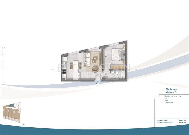 Апартаменты в Сан-Педро-дель-Пинатар 42 м2 №ART2591747B10  - Продажа - 12 preview