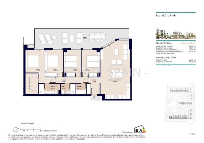 Апартаменты в Альмеримар 156 м2 №ART251010C7663  - Продажа - 13 preview