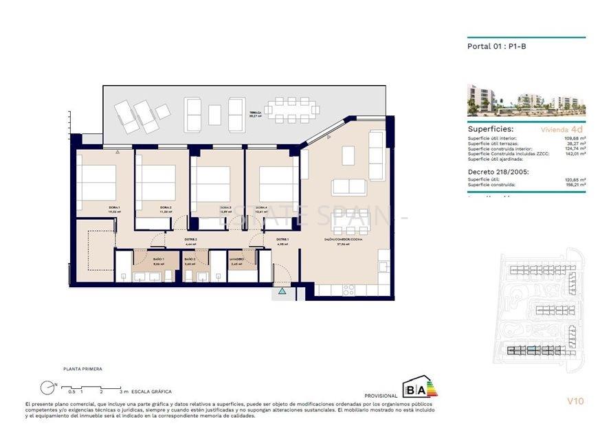 Апартаменты в Альмеримар 156 м2 №ART251010C7663  - Продажа - 13 large