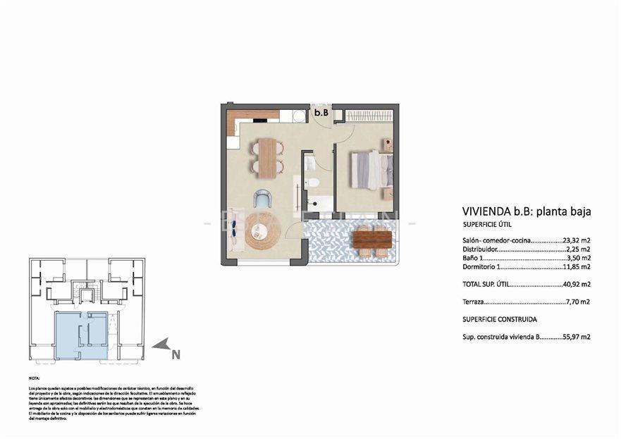 Апартаменты в Торре де ла Орададе 55 м2 №ART2632B2710  - Продажа - 26 large