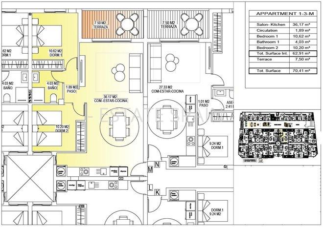 Апартаменты в Сан-Мигель-де-Салинас 70 м2 №ART26321D566  - Продажа - 38 preview