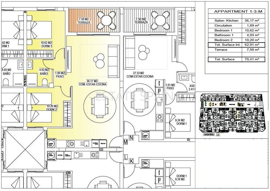 Апартаменты в Сан-Мигель-де-Салинас 70 м2 №ART26321D566  - Продажа - 38 large