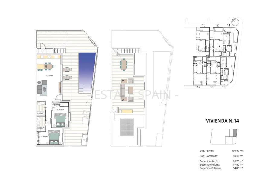 Вилла в Торре-Пачеко 80 м2 №VL251094795E  - Продажа - 18 large