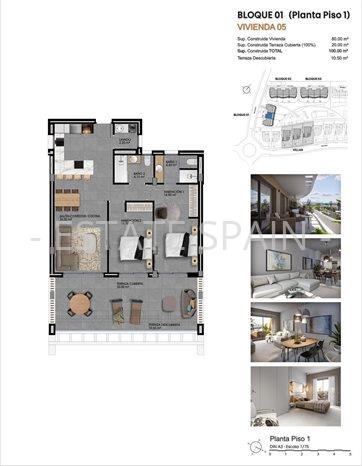 Апартаменты в Финестрате 80 м2 №ART261941C62  - Продажа - 18 preview