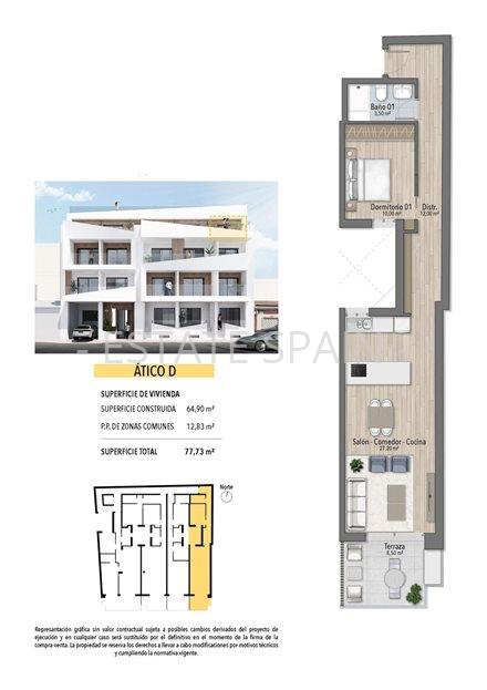 Апартаменты в Торревьехе 74 м2 №ART25109F79B6  - Продажа - 12 large