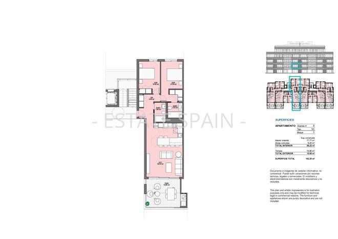 Апартаменты в Торре-Пачеко 77 м2 №ART2591731A61  - Продажа - 20 preview