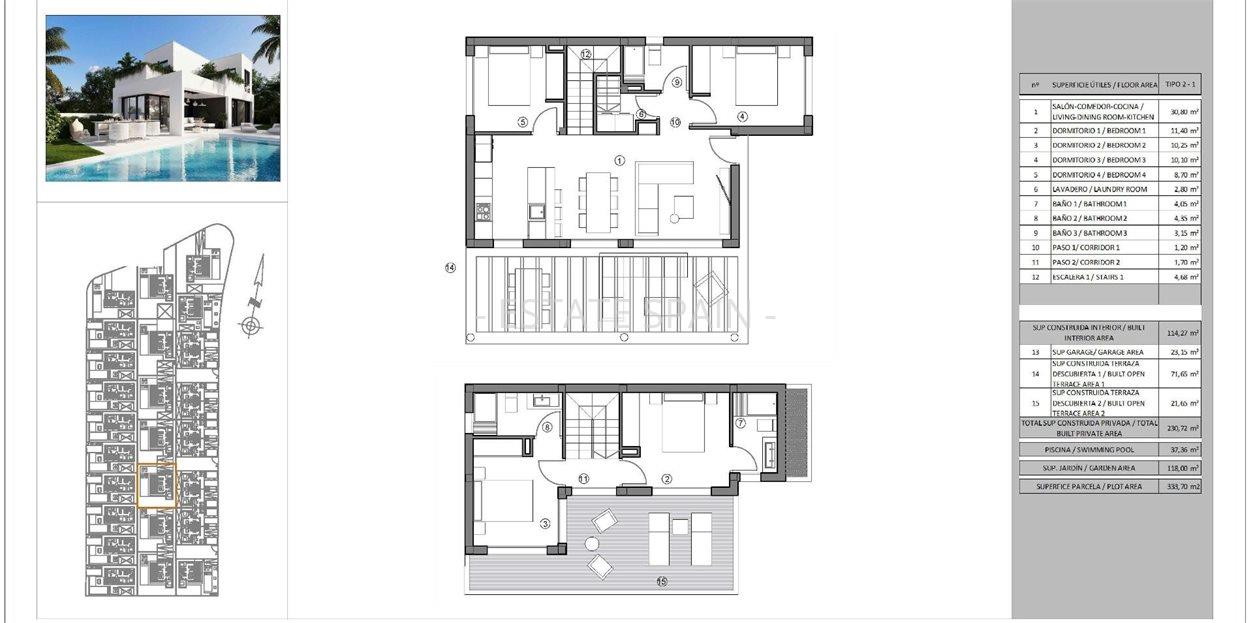 Вилла в Финестрате 114 м2 №VL262178B77B  - Продажа - 12 large