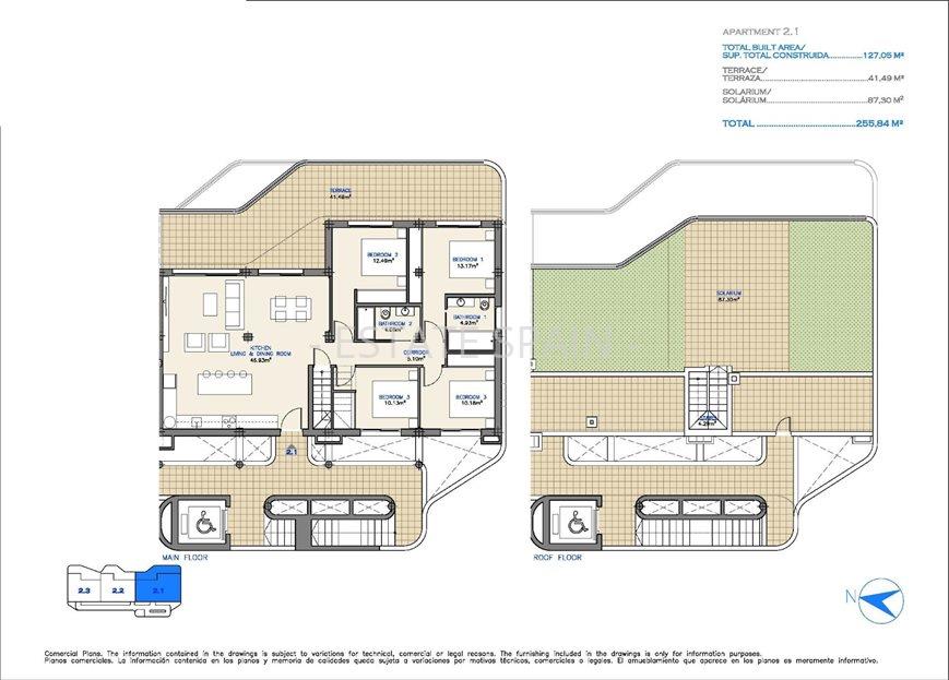 Апартаменты в Лос-Алькасарес 127 м2 №ART25101050BFB  - Продажа - 14 large