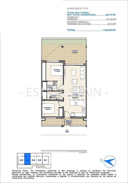 Апартаменты в Лос-Алькасарес 68 м2 №ART25917F76FC  - Продажа - 14 large