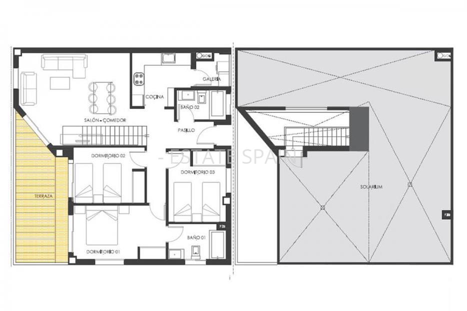 Бунгало в Торревьехе 76 м2 №TAU182214F37  - Продажа - 4 large