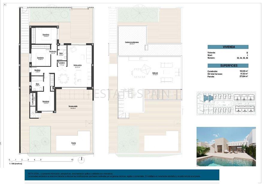 Вилла в Лос-Алькасарес 102 м2 №VL251010280D3  - Продажа - 12 large