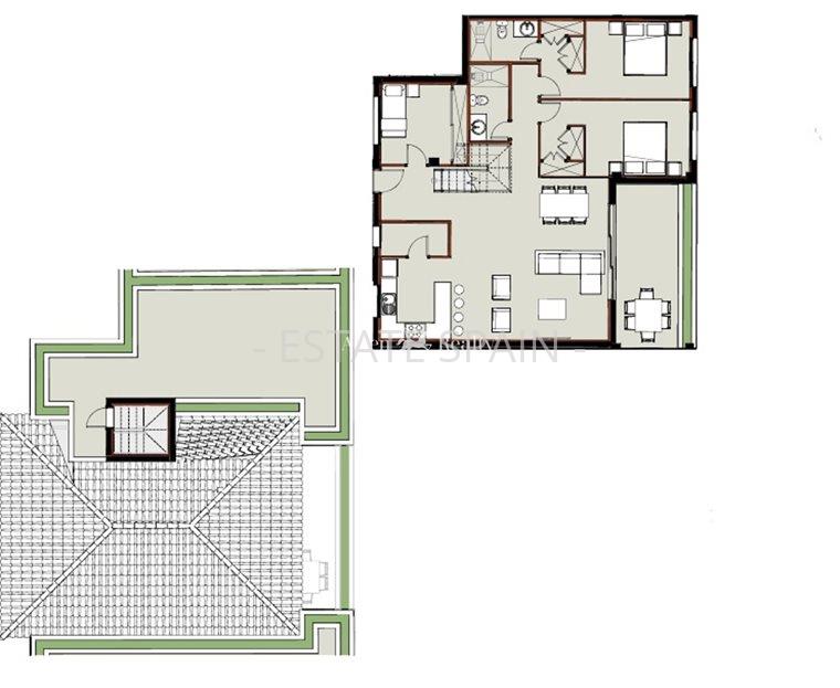 Апартаменты в Гольф-дель-Сур - Амарилья-Гольф 198 м2 №ART26313BD999  - Продажа - 15 large