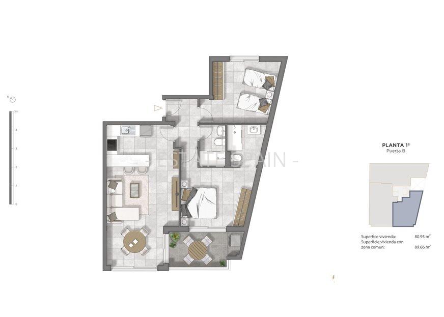 Апартаменты в Гуардамар-дель-Сегура 89 м2 №ART25917B6DFF  - Продажа - 8 large