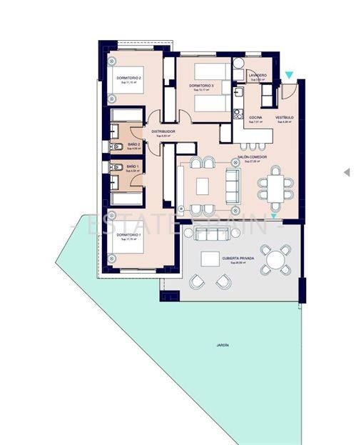 Апартаменты в Эстепоне 106 м2 №ART249241791C  - Продажа - 16 large