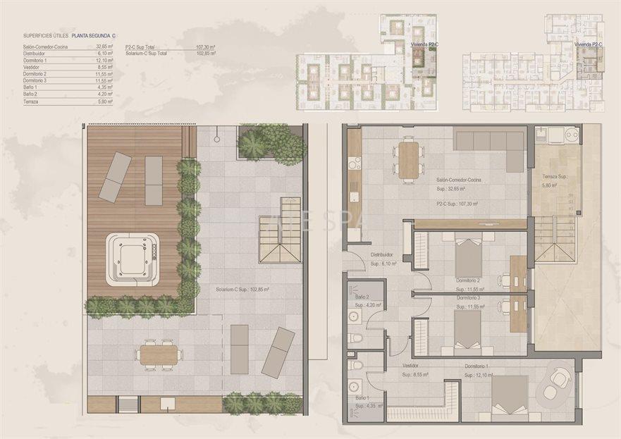 Апартаменты в Торре-Пачеко 107 м2 №ART2591733C5C  - Продажа - 11 large