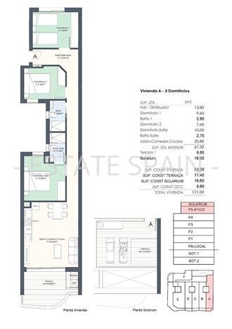 Апартаменты в Торревьехе 83 м2 №ART25101001721  - Продажа - 13 preview