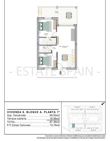 Апартаменты в Торре-Пачеко 68 м2 №ART2632A7A51  - Продажа - 22 preview