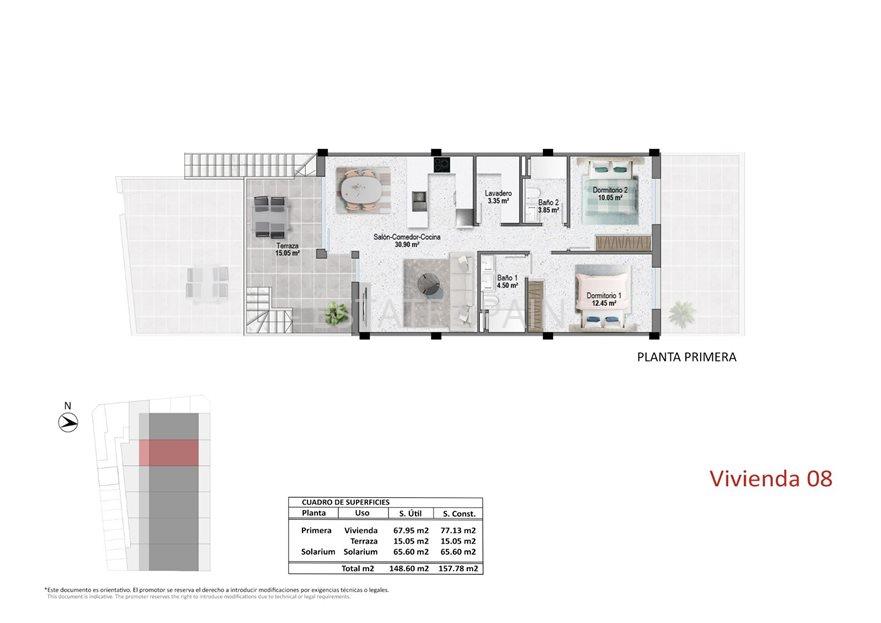 Бунгало в Пилар-де-ла-Орадада 77 м2 №BL2510992C31  - Продажа - 12 large