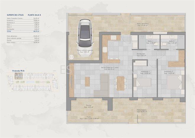 Бунгало в Торре-Пачеко 78 м2 №BL2591786E19  - Продажа - 12 preview