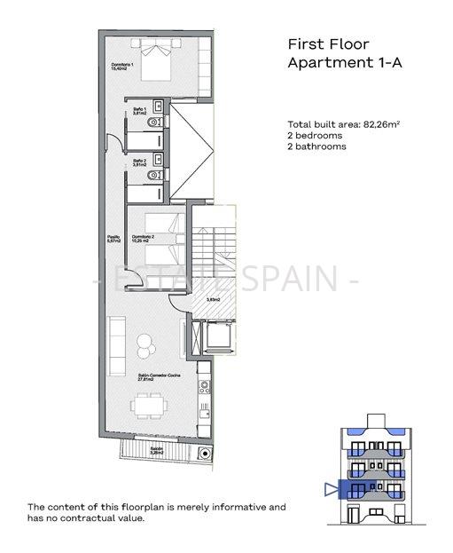 Апартаменты в Торревьехе 82 м2 №ART259179D3FF  - Продажа - 7 large