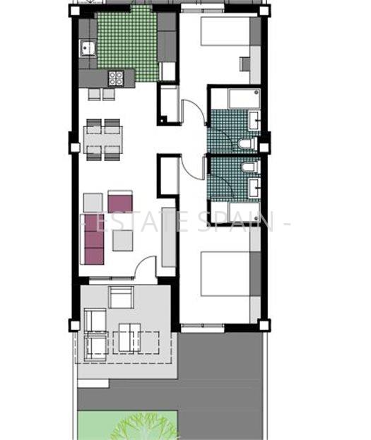 Таунхаус в Миль Пальмерас 71 м2 №BL201027B4BD5  - Продажа - 14 large